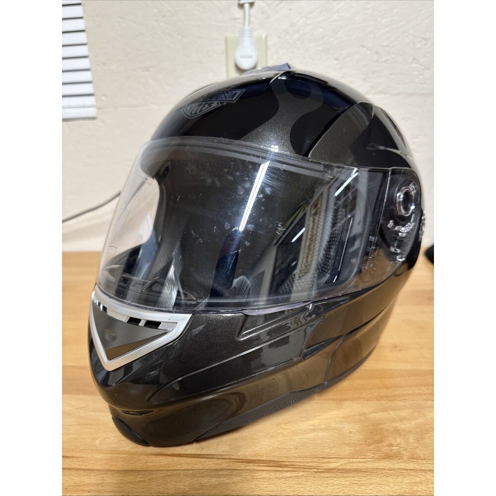Harley Davidson Helmet Black Flame Medium